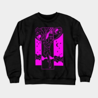 Psychedelic Drawing - Minimal Crewneck Sweatshirt